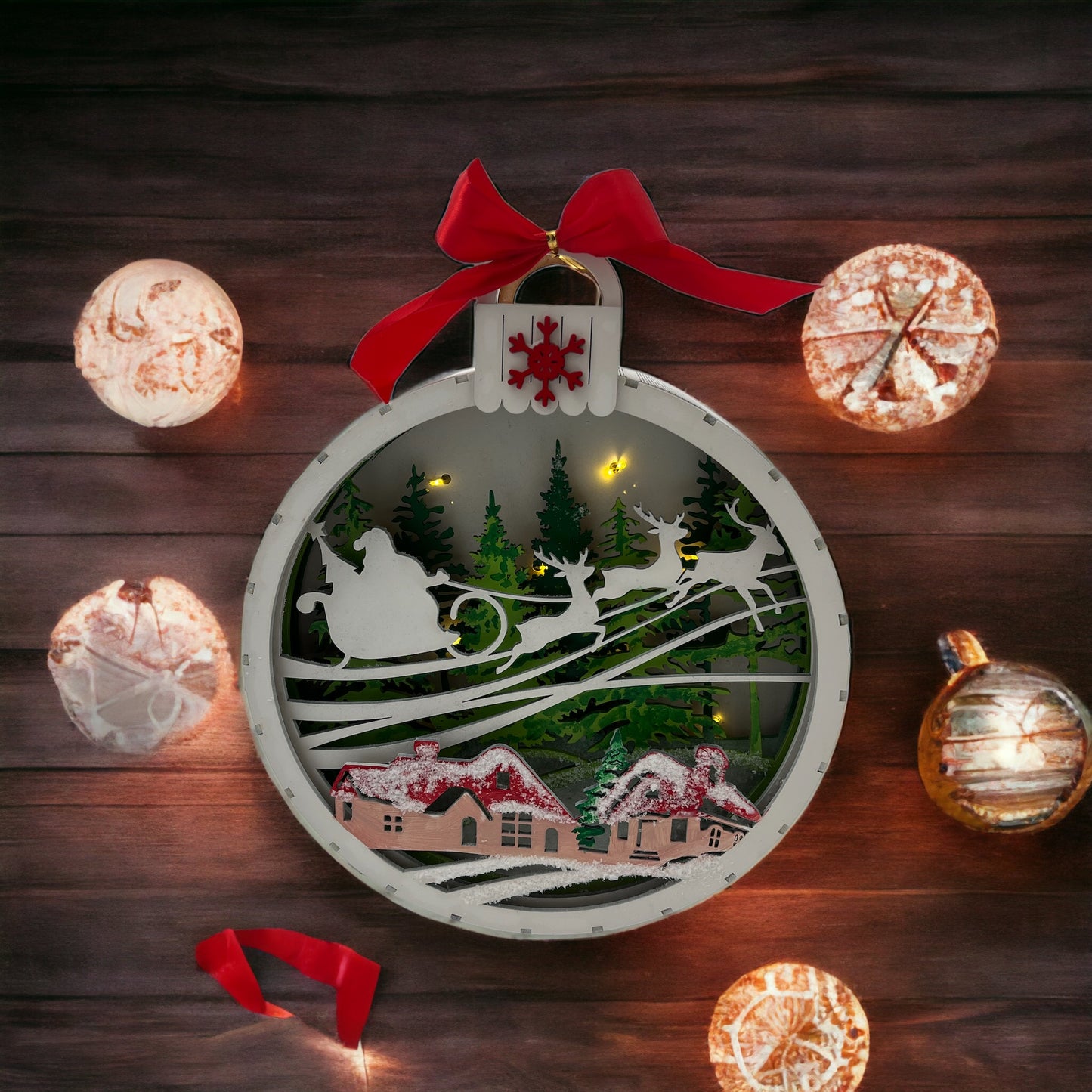 handgefertigte Weihnachtsdekoration - wand