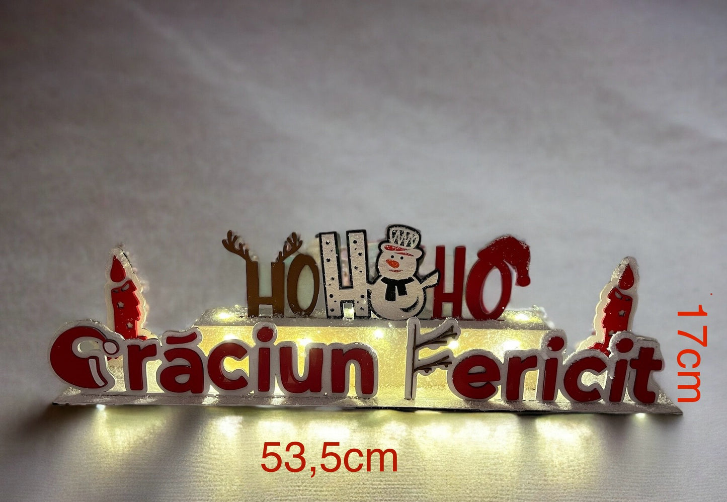 handgefertigte Weihnachtstischdekoration