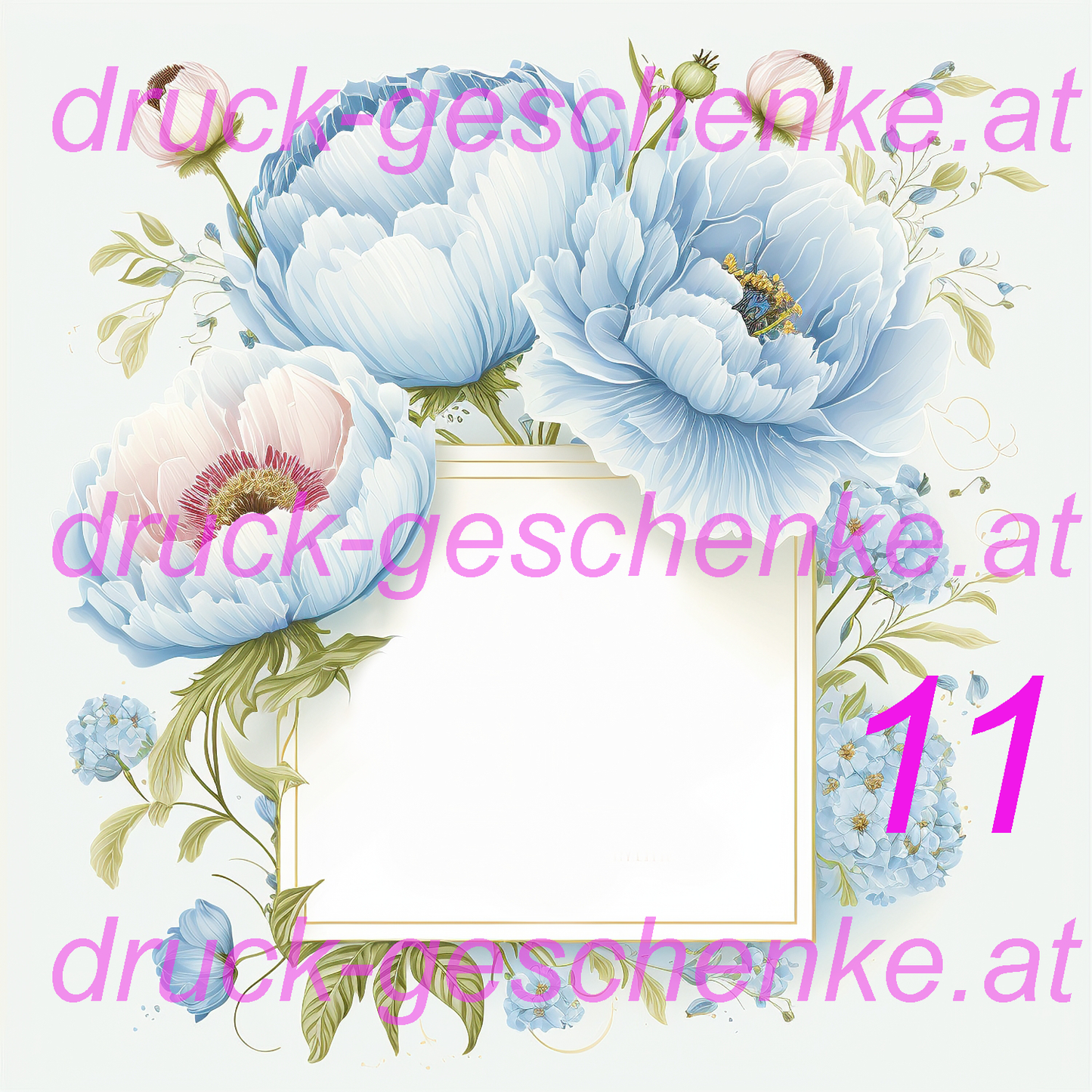 Reispapier quadratische blumenbilder