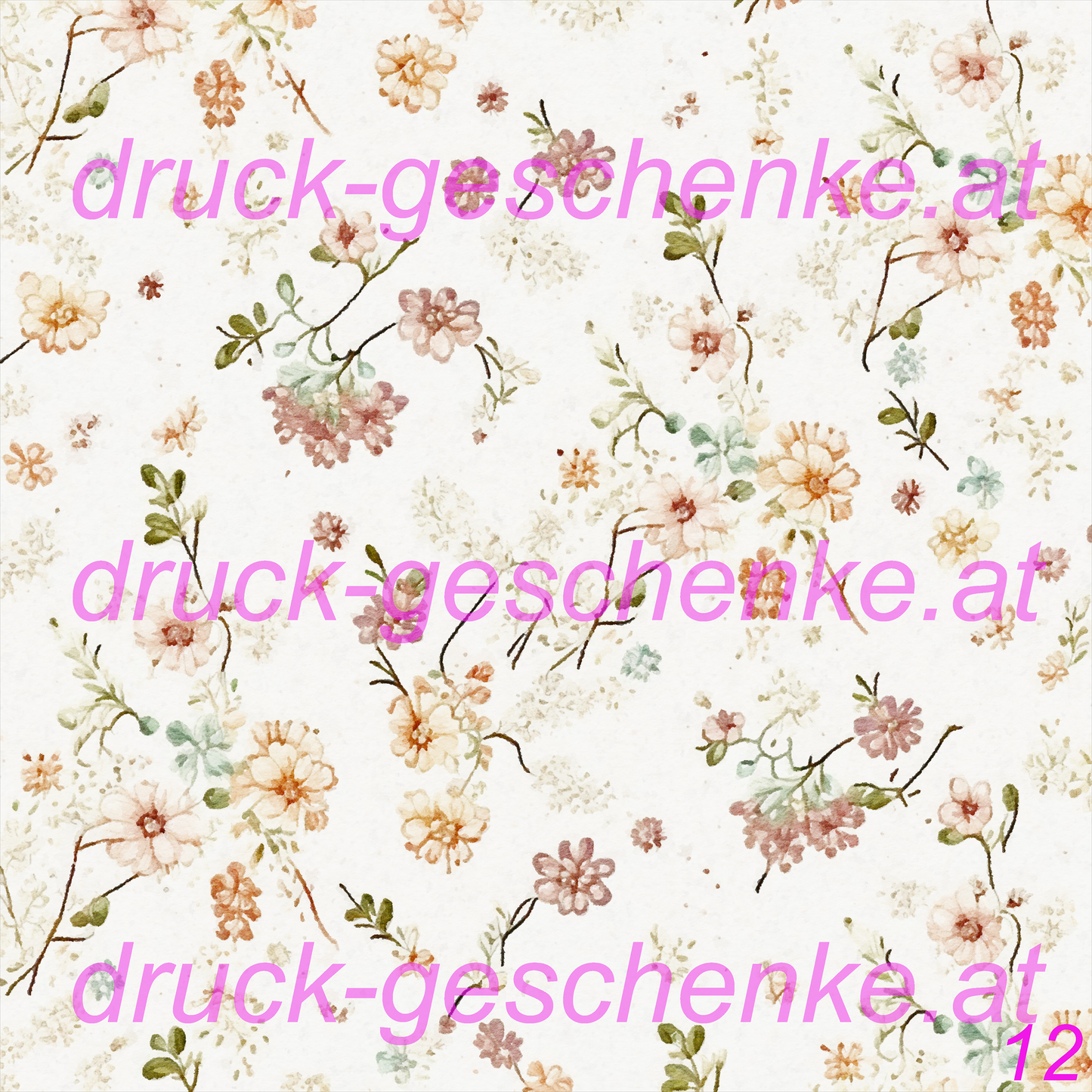 Quadratische aquarellblumenbilder