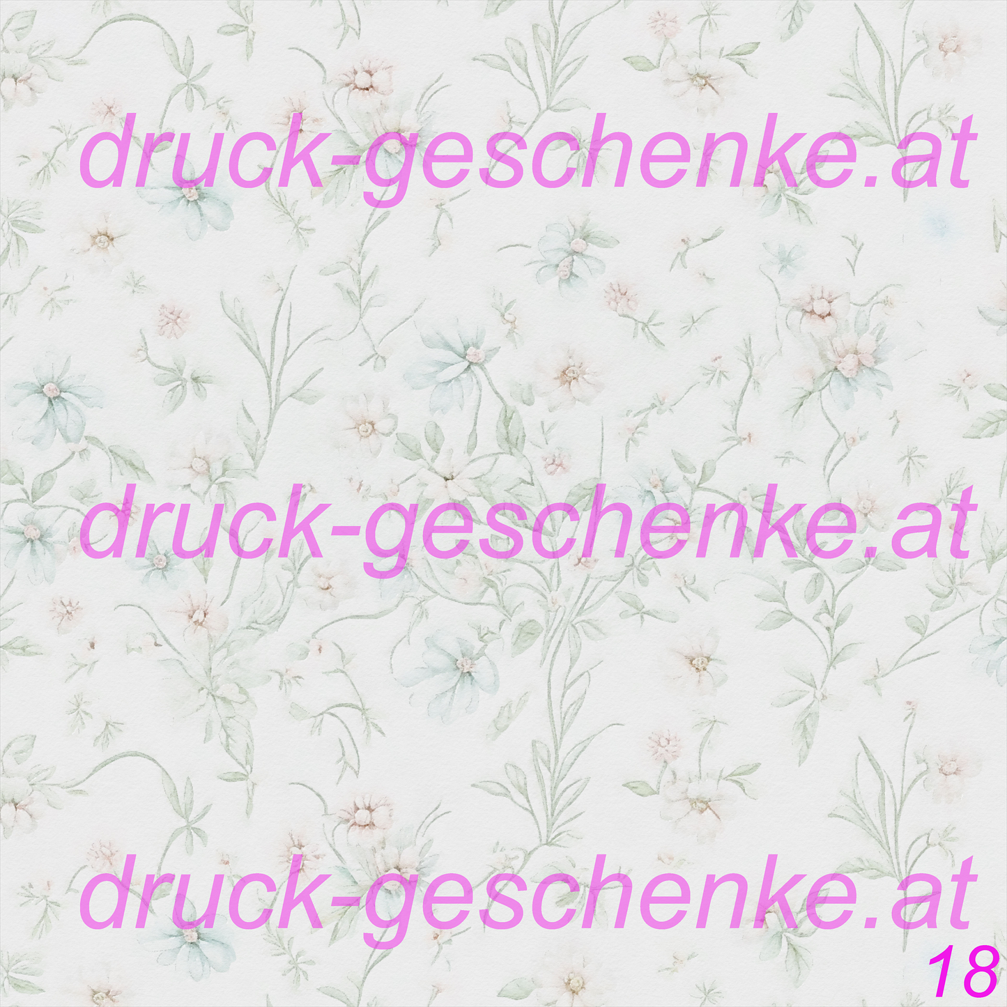 Quadratische aquarellblumenbilder