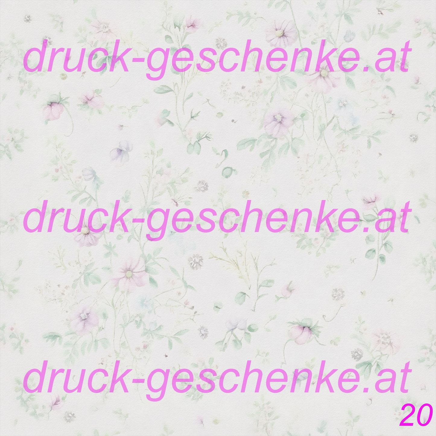 Quadratische aquarellblumenbilder