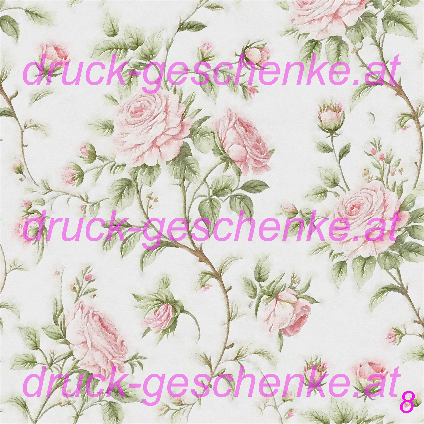 Quadratische aquarellblumenbilder