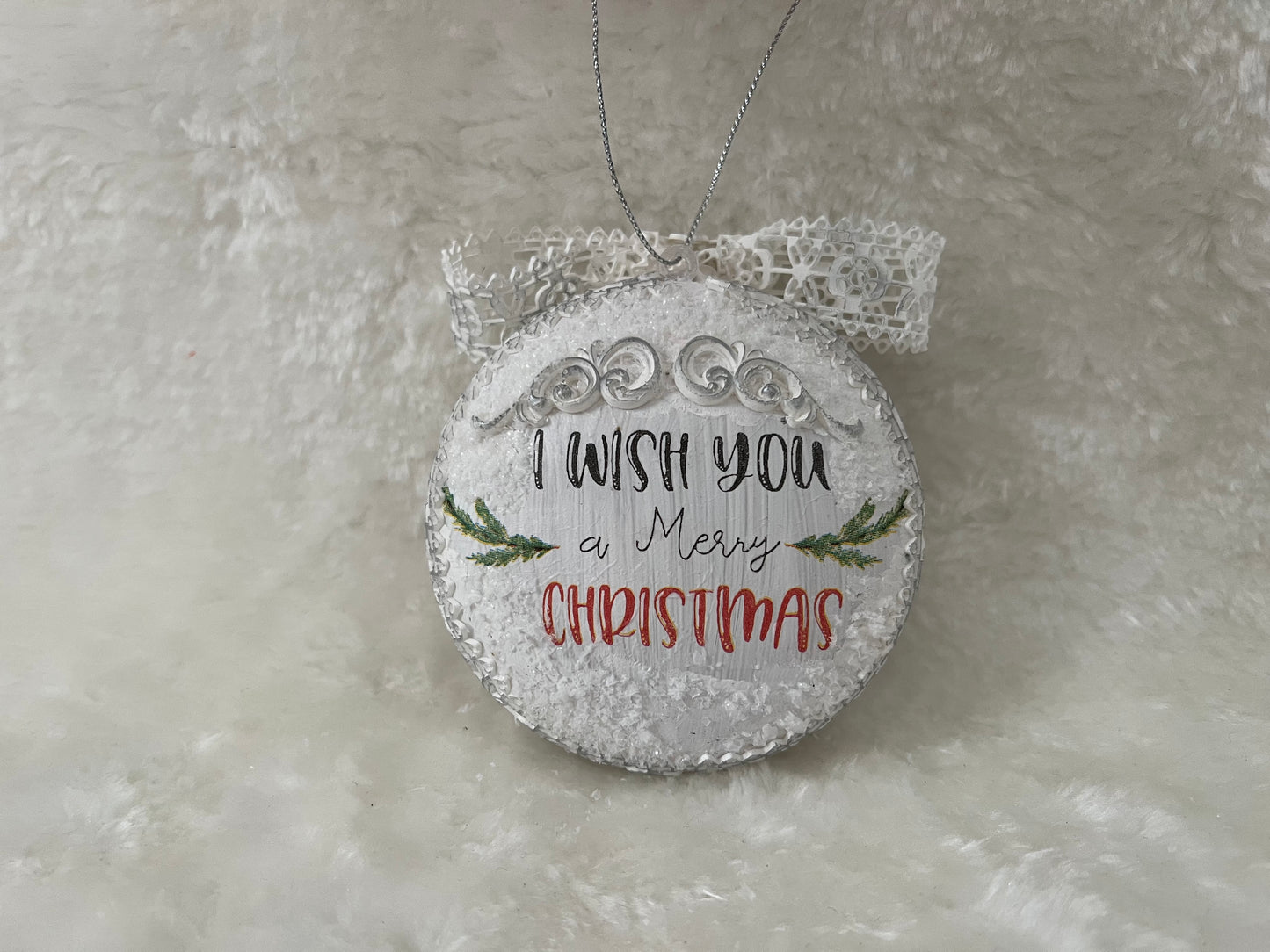 Handgefertigte Christbaumkugel