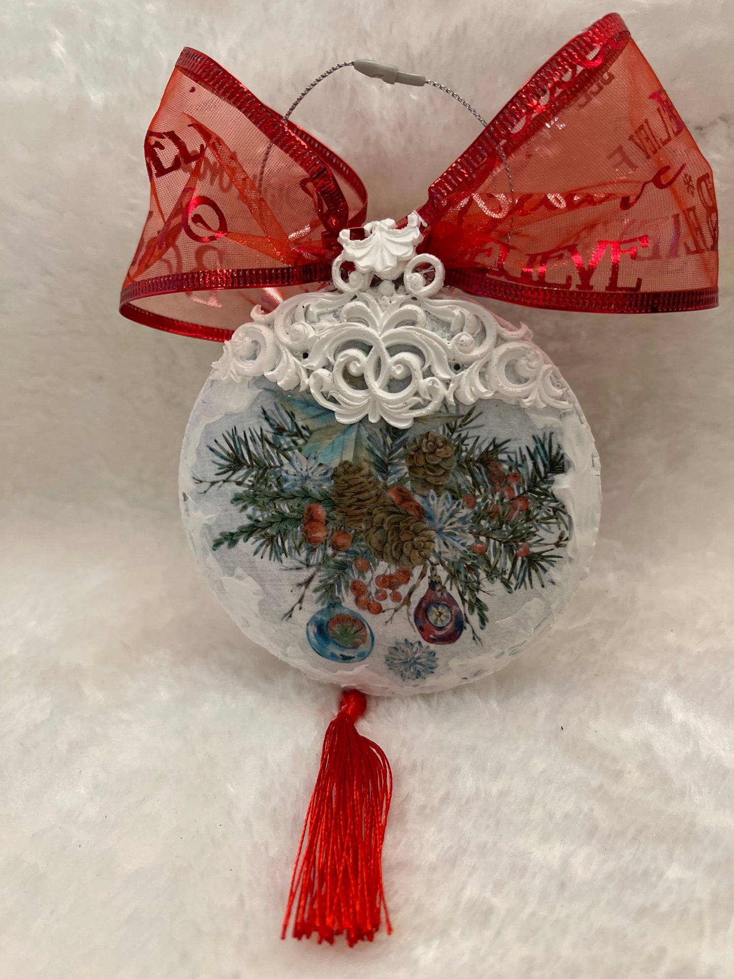 Handgefertigte Christbaumkugel