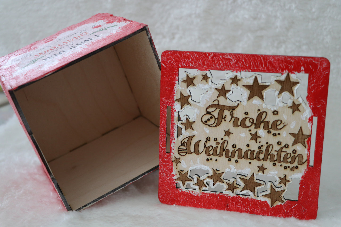 Weihnachtsbox rot