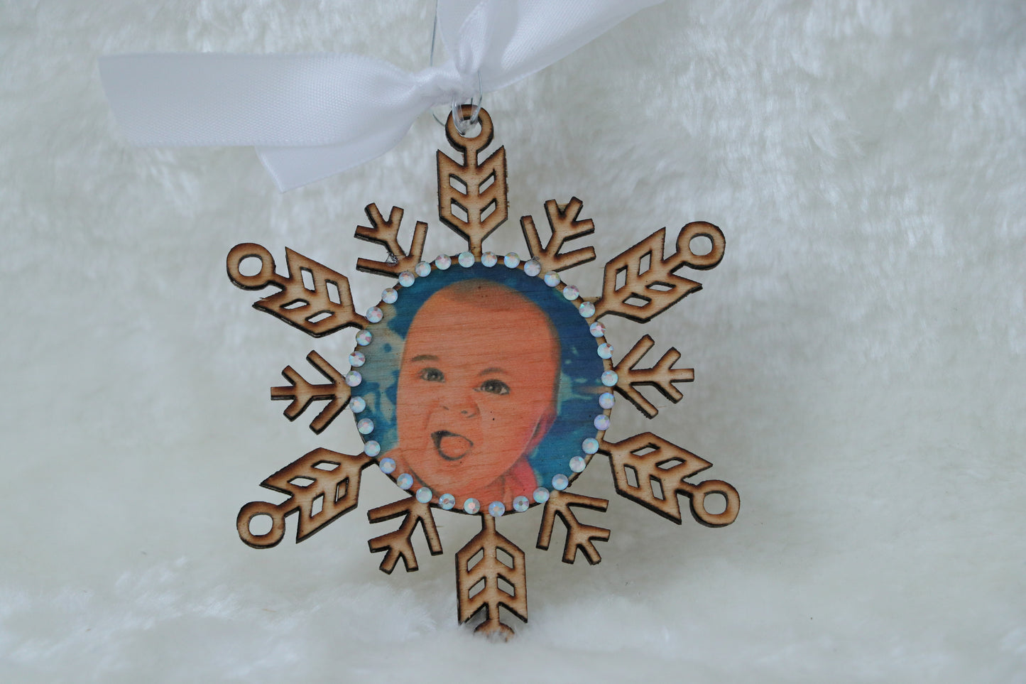 Christbaumanhänger mit deinem Foto