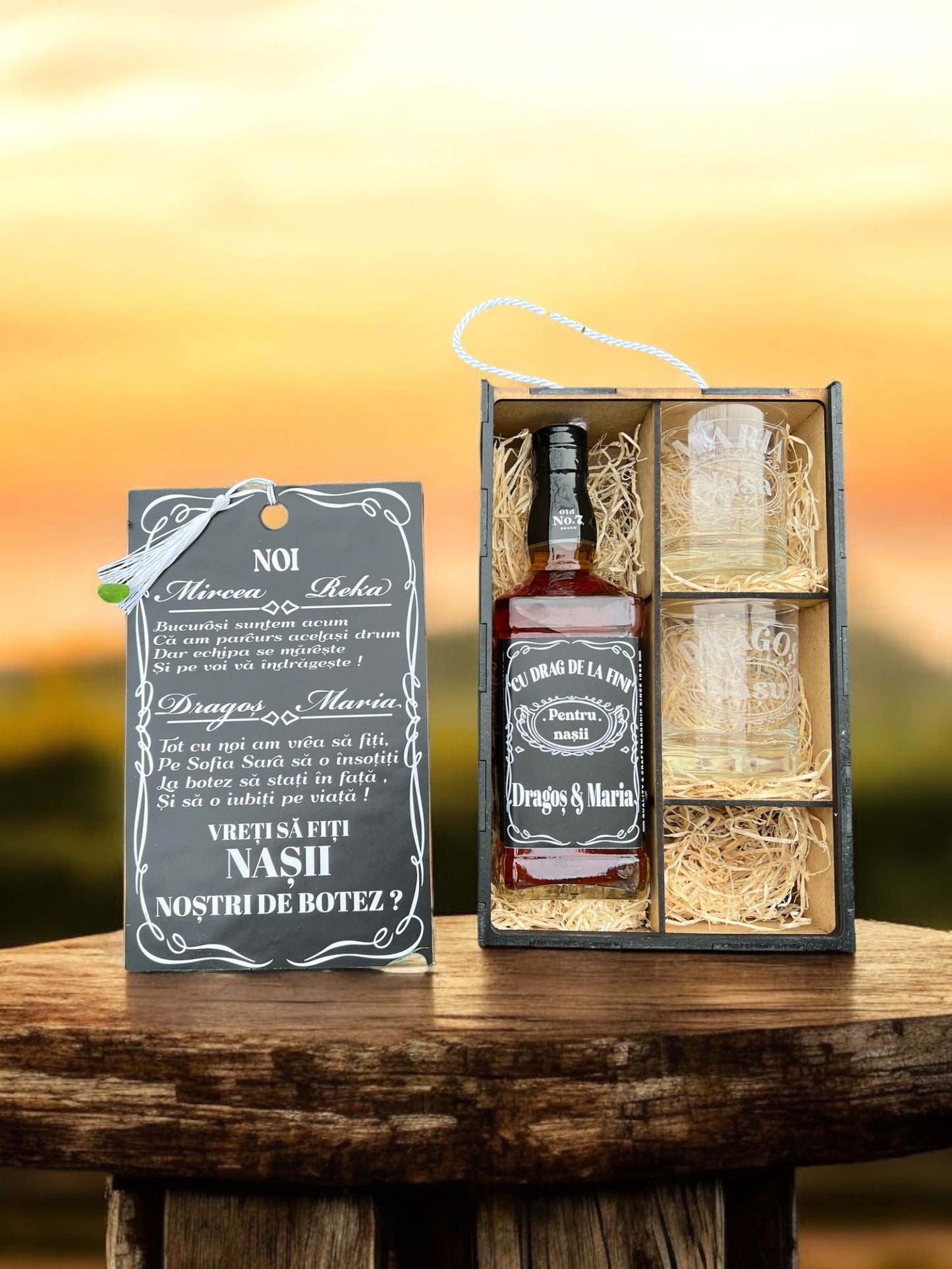 Personalisierte Holz-Box - Jack Daniels