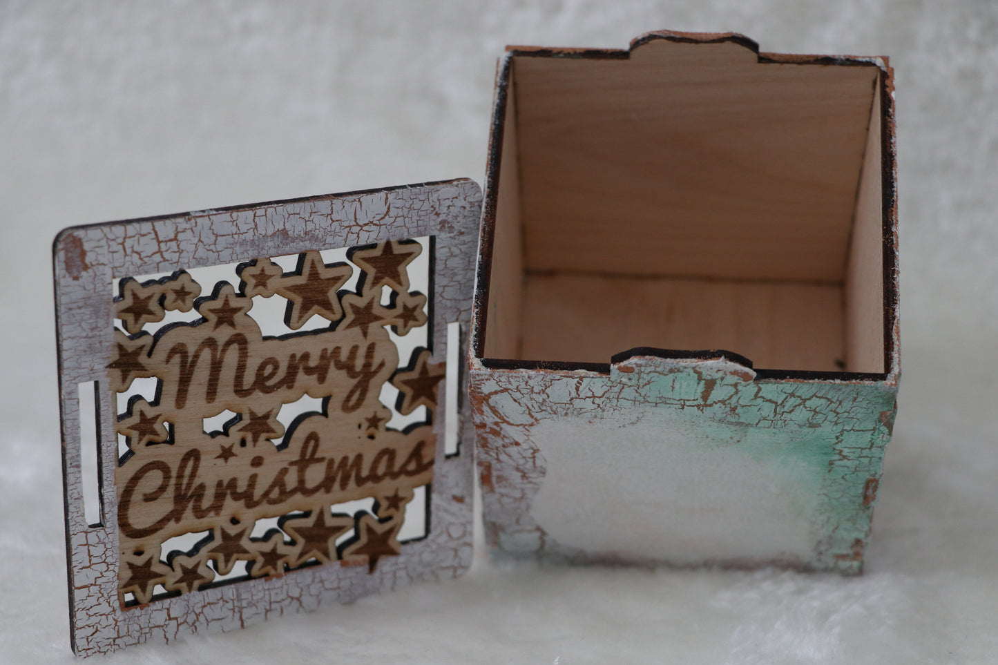 Weihnachtsbox weiß